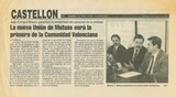 <div class=lightGallery-captions><p>Artículo del periódico Levante - El mercantil Valenciano, 4 de enero de 1992 informando de la fusión de Unión de Mutuas con la Mutua de Azulejeros.</p><p></p><h4>Material cedido por 267 - UNION DE MUTUAS</h4><span>1992</span></div>